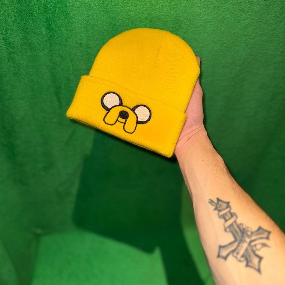 Yellow Cartoon Character Kids Beanie - Picture 3 of 4